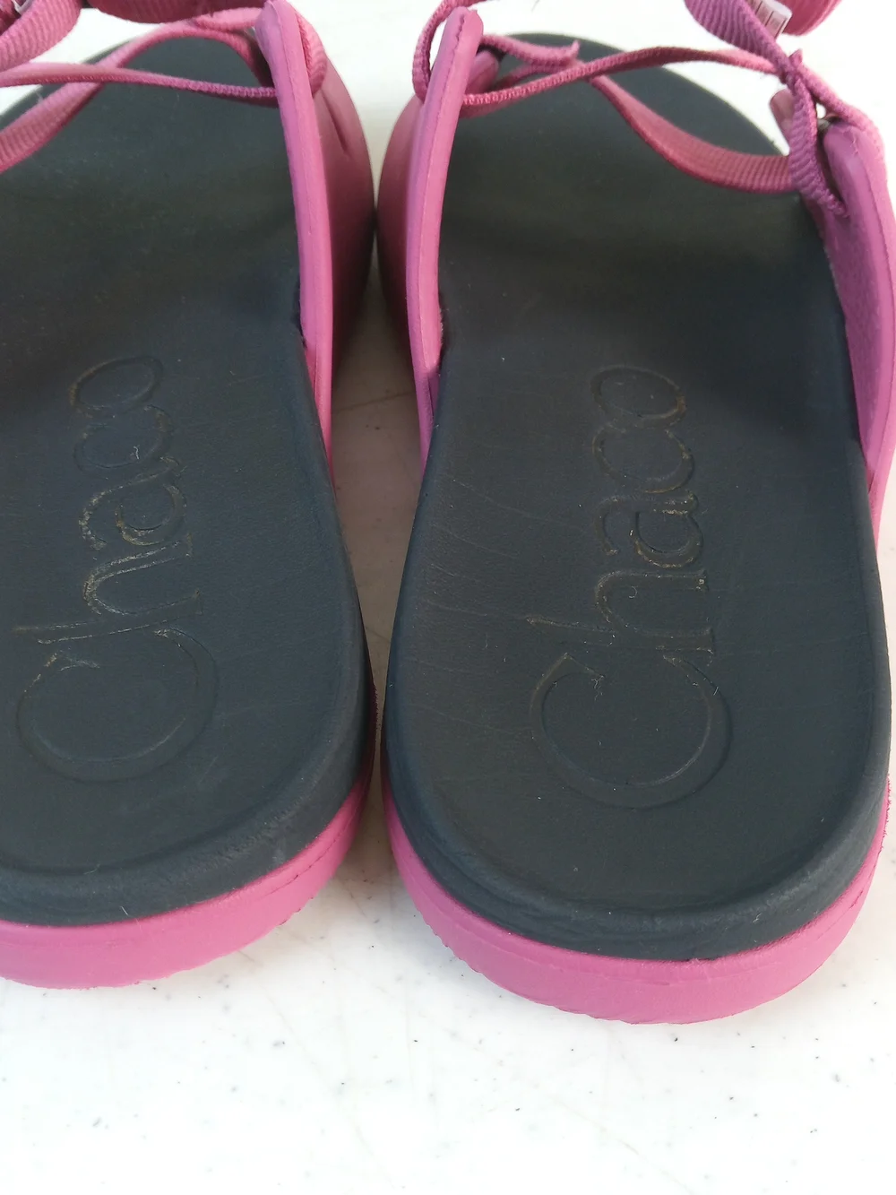 Chaco Chillos Slip On Sandals Youth Size 6 Pink Strappy Slide